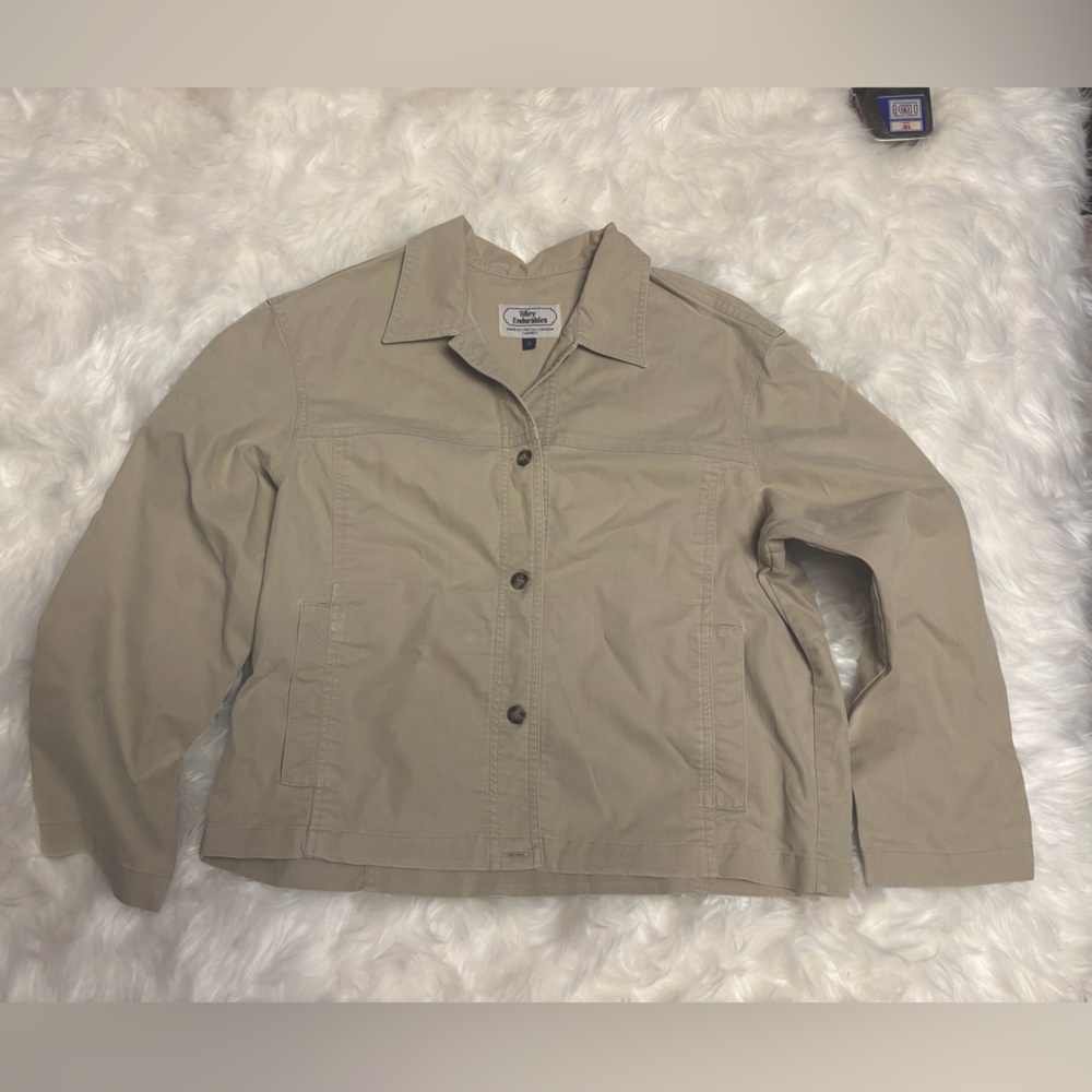 Classic Beige Women's Jacket, Tilley utility jacket, hiking outdoors jacket
